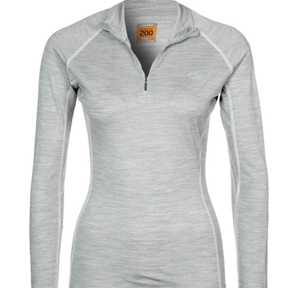 Icebreaker Bodyfit 200 merino wool quarter zip base layer
